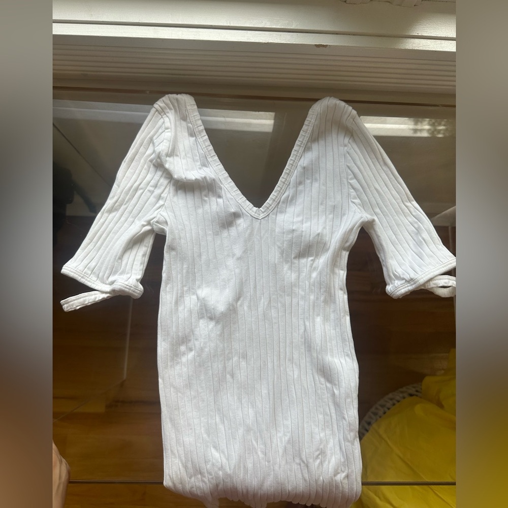 Helmut Lang Ribbed Knit Tee NWOT Size XS
